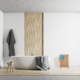 thumbnail of Relaxdays Wäschetruhe Walnuss, eckiger Wäschesammler mit Deckel, 90 l, entnehmbarer Wäschesack, 65,5 x 45 x 45 cm, natur