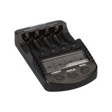 thumbnail of Schnellladegerät mit LCD-Display + 4x eneloop AA Mignon + Akkubox