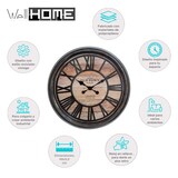 thumbnail of WellHome - Orologio decorativo in plastica goffrata Ø49x5cm