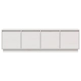 thumbnail of Mueble de TV madera maciza de pino blanco 156x37x45 cm