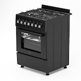 thumbnail of Wiggo WO-E606A(BB) Vrijstaande Gasfornuis - 60 cm - Zwart