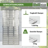 thumbnail of DREIBREIT by TRUTZHOLM 3-fach Auffahrrampe klappbar 255cm Tragkraft 1020kg Alu grau gelocht gerillt