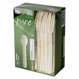 thumbnail of 100x PAPSTAR 'pure' Kaffeelöffel aus Papier 13 cm FSCR weiss