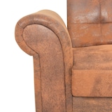 thumbnail of Helloshop26 - Canapé-lit convertible avec accoudoir 196 x 97 x 59 cm daim synthétique marron 02_0019646