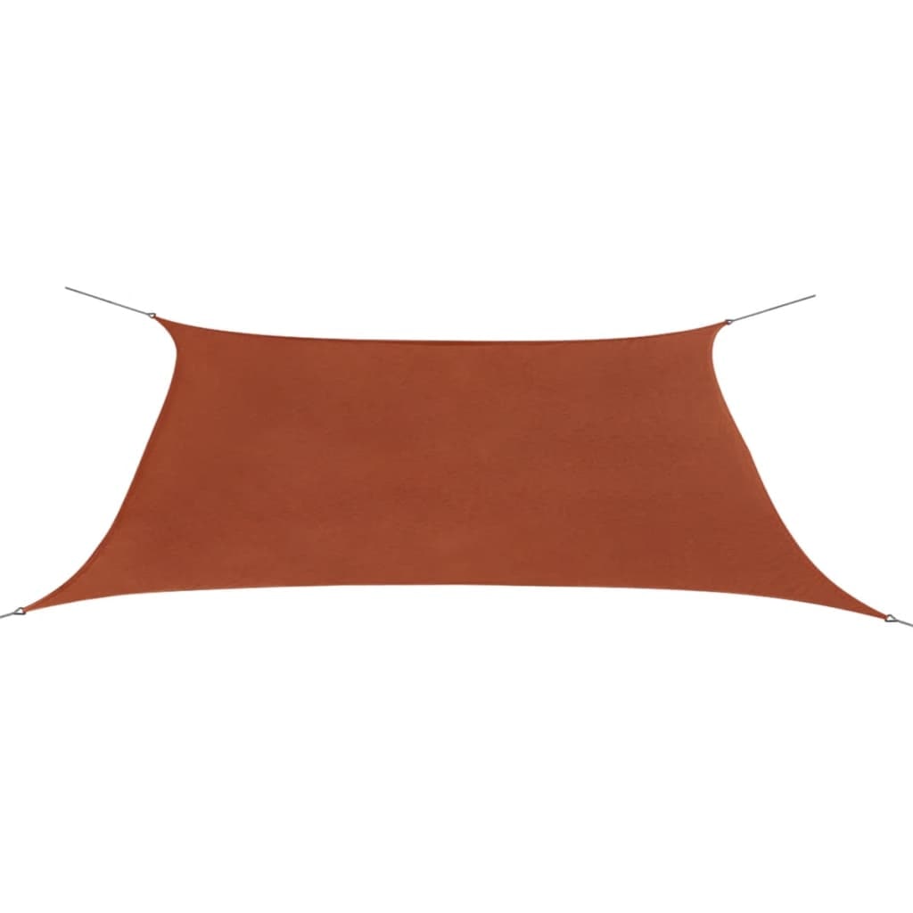 Helloshop26 - Rechteckiges Sonnensegel/Sonnenschirm aus Oxford-Gewebe 2 x 4 m ockerbraun 02_0008662