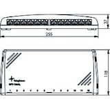thumbnail of TELEGÄRTNER Mini-Verteiler MPD12-HS K, geschirmt, Cat.6A (tiefgest. n. ISO/IEC) alpinweiß