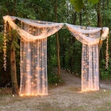 thumbnail of Rideau lumineux extérieur H4m x L1m 192 MaxiLED blanc chaud prolongeable 24V professionnel Lotti