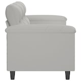 thumbnail of vidaXL 3-Sitzer-Sofa Hellgrau 180 cm Mikrofasergewebe