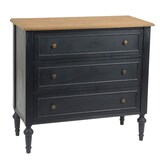 thumbnail of Commode 3 tiroirs en   New Légende -  Multicolore Rectangulaire Bois Amadeus 40.00x95.00 cm