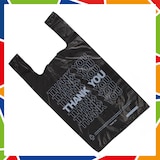 thumbnail of DayBays 500 Stk. Hemdchentragetaschen 30+15x55 cm HDPE Mit Druck Thank You geblockt