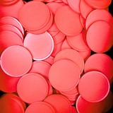 thumbnail of CombiCraft  biologisch abbaubare Wertmarken Rot - Durchmesser 29mm - 1000 Stück