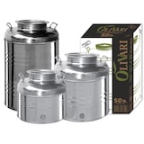 thumbnail of Contenitore fusto bidone per olio in acciaio inox 50 litri OliVari
