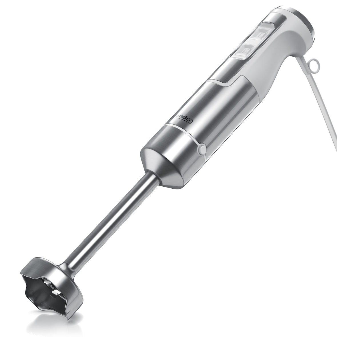 Arendo Stabmixer Edelstahl mit stufenloser Geschwindigkeitsregelung MANO Pürierstab - Weiß