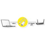 thumbnail of VALUE Convertitore USB 3.2 Gen 1, Tipo C a 2,5 Gigabit Ethernet