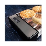 thumbnail of Tostadora plana 920W Inox 24x19 cm, Tostadora 6 niveles de tostado, Temporizador, Bandeja recogemigas extraíble Gastronoma