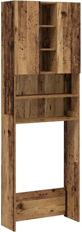 thumbnail of vidaXL Waschmaschinenschrank Altholz-Optik 64x25,5x190 cm