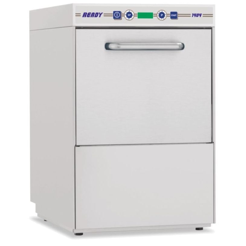 KBS Gläserspülmaschine mit Ablaufpumpe 466x556x695 mm 40 Körbe pro Stunde