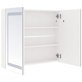 thumbnail of vidaXL LED-Spiegelschrank fürs Bad Glänzend Weiß 80x12x68 cm