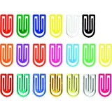 thumbnail of Büroklammern King Klip 50mm VE=10x50 Stück Grund- und Leuchtfarben sortiert