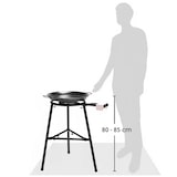 thumbnail of Briebe Set Doppio Bruciatore a Gas 40-20 cm +Padella per Paella 46 cm +Supporto 3 Gambe, MEDIUM