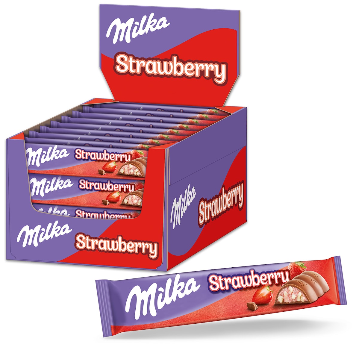 Milka Riegel Erdbeer 36 x 36,5 g (1,314 kg)