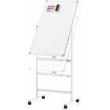 thumbnail of Pizarra móvil de doble cara COSTWAY, 60 x 90 cm, pizarra magnética con ruedas y altura ajustable