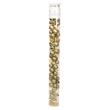 thumbnail of WellHome - Packung mit 100 goldenen Weihnachtskugeln in einer Tube