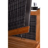 thumbnail of Strandkorb deVries PURE® Friesland Sylt XL - PE stone grey - Dessin 249 - inkl. Schutzhülle