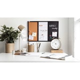 thumbnail of ALLBoards Tableau combi 3 en 1 60x40cm avec cadre en bois NOIR