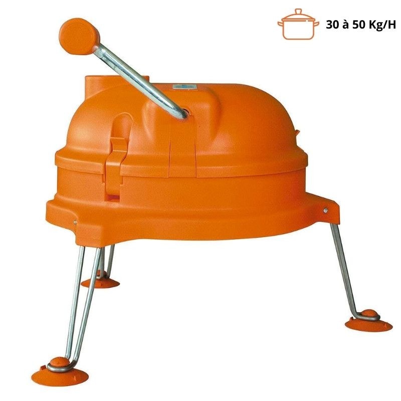 Cortador e ralador manual de legumes de 2 discos Dynacoupe