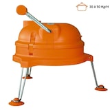 thumbnail of Cortador e ralador manual de legumes de 2 discos Dynacoupe