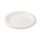 thumbnail of 250x Bio Desserteller Kuchenteller Salatteller rund aus Zuckerrohr O 17.5 cm