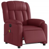 thumbnail of vidaXL Massagesessel Elektrisch Weinrot Kunstleder