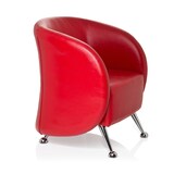 thumbnail of Loungesessel / Clubsessel ST. LUCIA Kunstleder rot hjh OFFICE