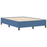 thumbnail of vidaXL Bedframe 140x200 cm ribfluweel blauw