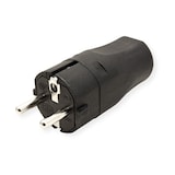 thumbnail of BACHMANN montage stekker zwart, CEE 7/7 2-polig met randaarde