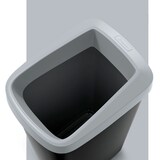 thumbnail of Keden - Compact Q Prullenbak 25L met open deksel in grijs
