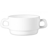 thumbnail of 12x Suppenobertasse 32 cl, 2 Henkel, Form Restaurant uni weiß
