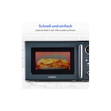 thumbnail of Medion LIFE MD 15000 Mikrowelle grau, 800 W, 5 Leistungsstufen & Auftaufunktion