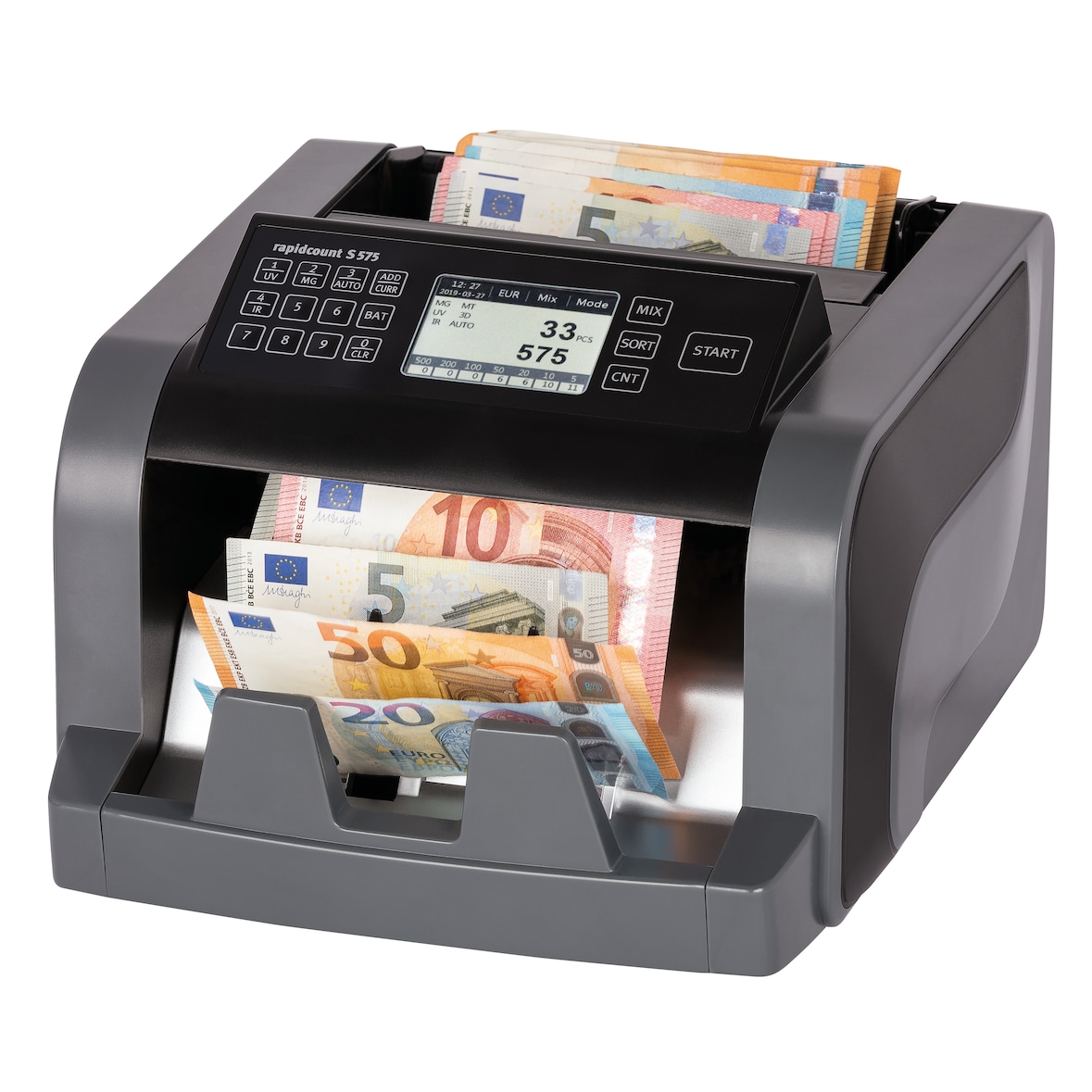 Rapidcount S 575 - Conta e verifica banconote miste - valuta euro
