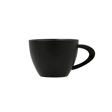 Bidasoa Fosil Taza Porcelana Negro 22cl