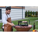 thumbnail of The Favilla FLAME Feuerschale mit Grillplatte & Plancha in Corten | Grillring, Holzstauraum, Rostig