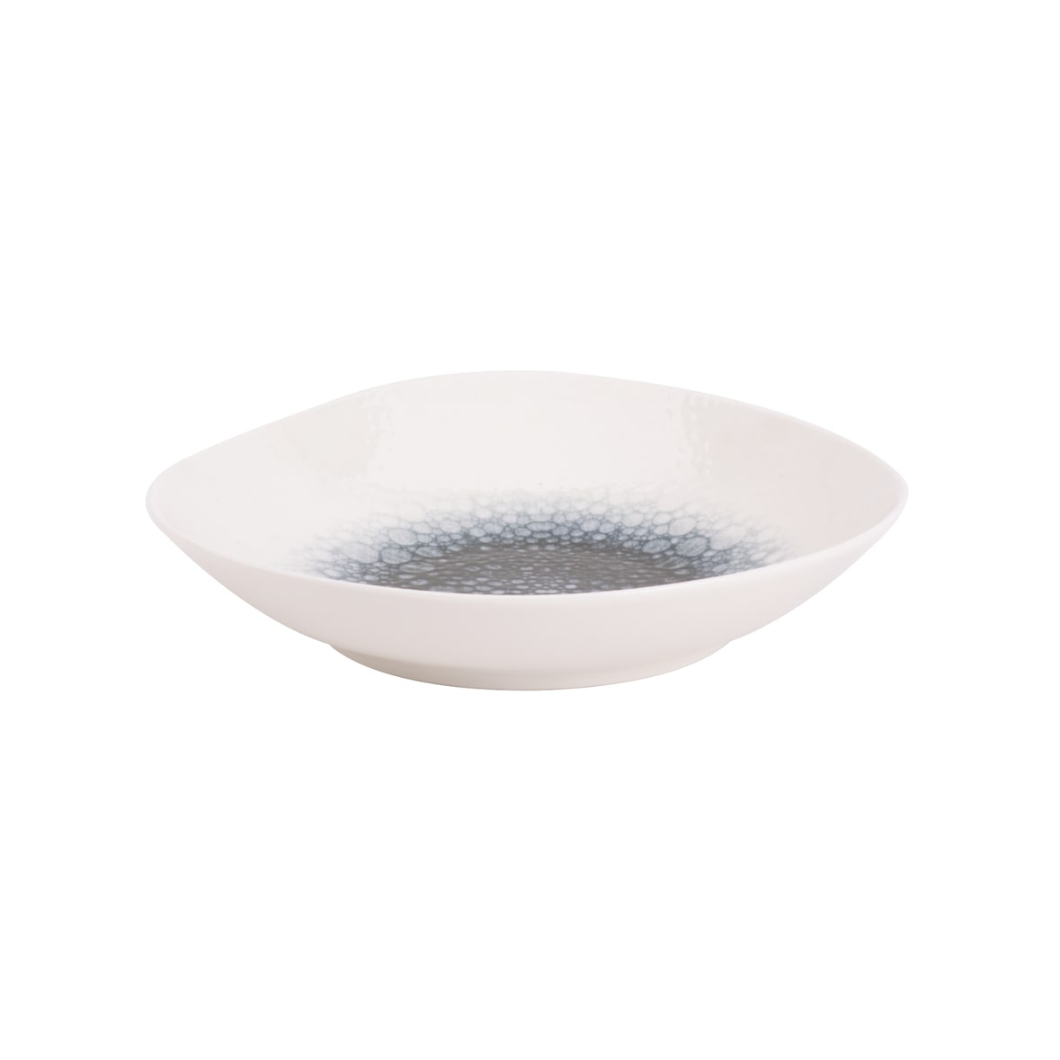 Maastricht Porselein Diep Bord Grey Mineralis Organic 20 cm 2 stuks