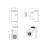 thumbnail of Skyrainbow Koelunit, piggyback, -5 °C/+5 °C, normale koeling, max. 14 m³