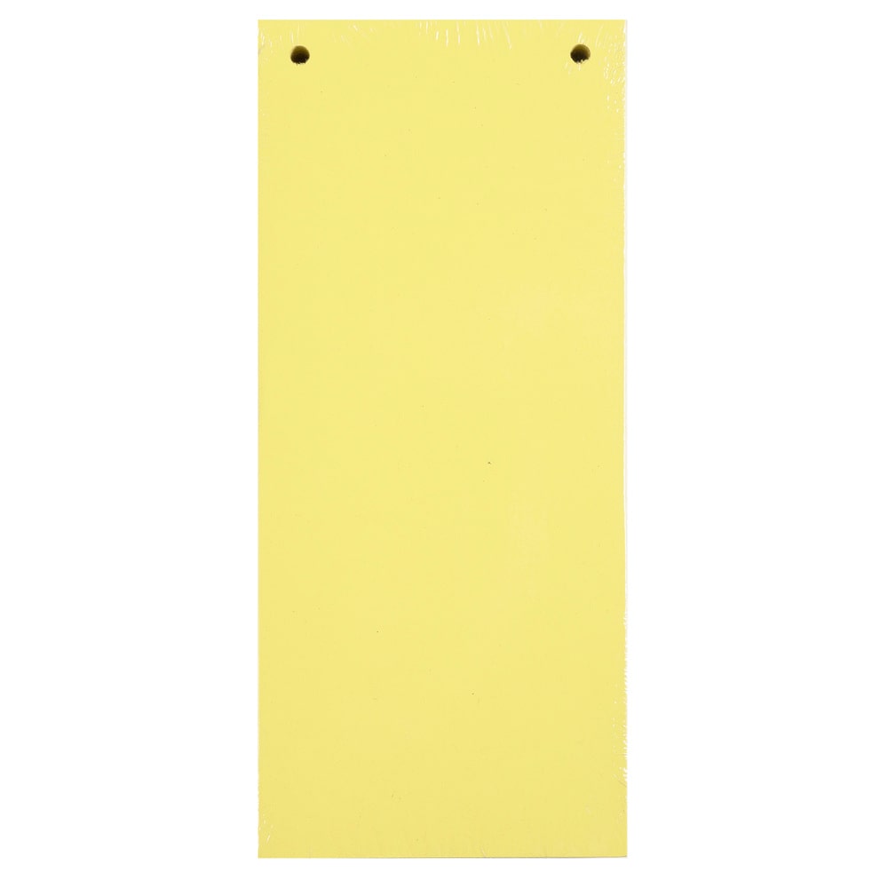 Exacompta Packung mit 100 Trennstreifen, 2-fach gelocht, 180g, 105x240mm