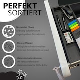 thumbnail of Bisley EasyRoll Rollcontainer mit 3 Schubladen, Container abschließbar aus Metall in schwarz - Rollwagen für's Büro als Schreibtisch Unterschrank,