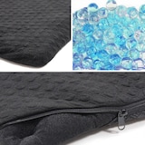 thumbnail of Zitkussen MEDISIT I anti-slip met gelkralen Lycra zwart hjh OFFICE