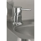 thumbnail of Tournus Handwaschbecken TS2000N mit Sensor (Batteriebetrieb), Seifenpumpe 500ml & Papierkorb: Abm  400x400x755mm, Becken 350x275mm, Tiefe 80mm