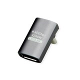 thumbnail of ROLINE USB4 Gen 3x2 Adapter Typ C ST/BU, Aluminium, 90°, breit, silberfarben