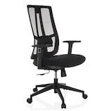 thumbnail of Bürostuhl / Drehstuhl TRAMORE BASE Sitz Stoff / Rücken Netzstoff schwarz hjh OFFICE